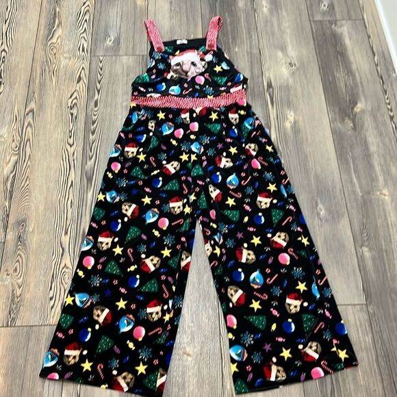 Eyeshadow Christmas Cat Jumpsuit - Picture 1 of 10